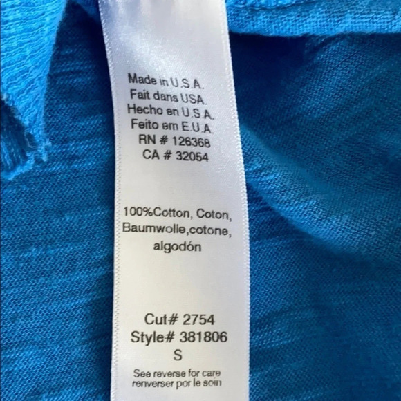 {Anthropologie} Left of Center Hi-Lo Top Like New - Picture 8 of 8